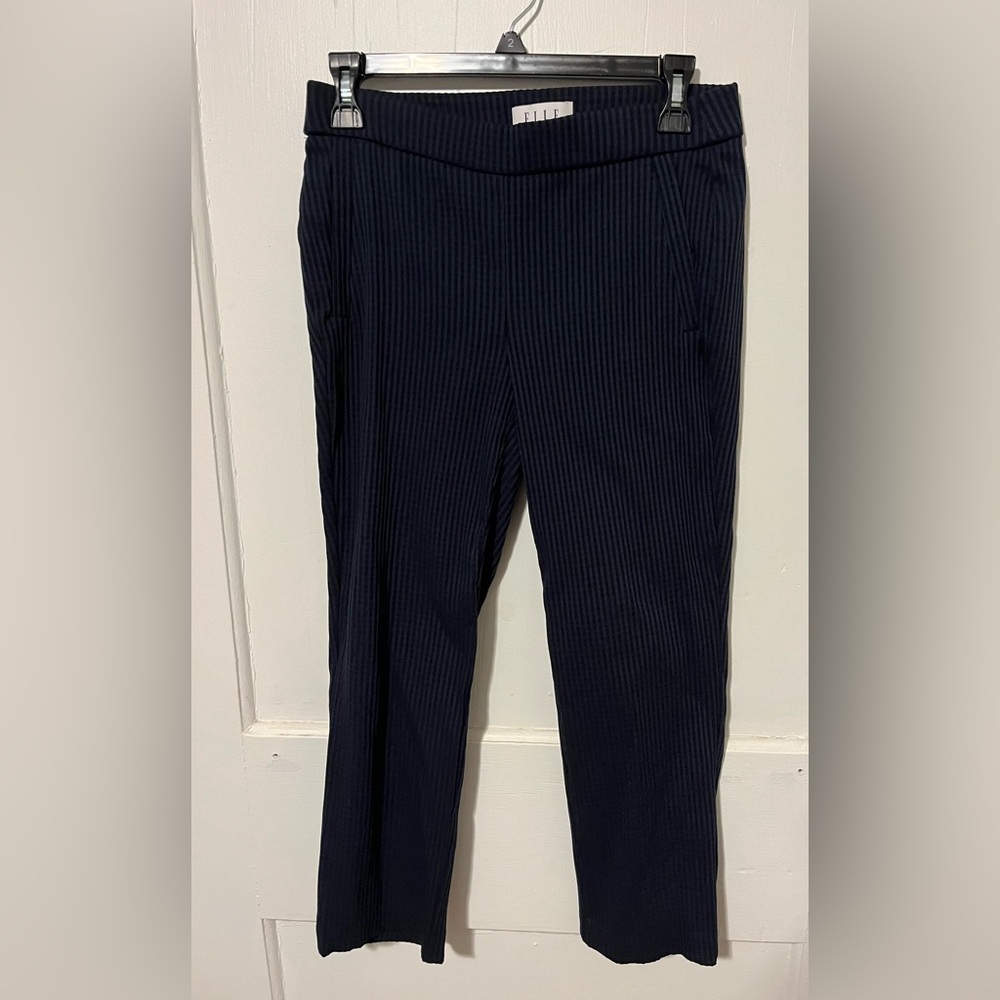 Elle Women’s XS Navy Striped Pants